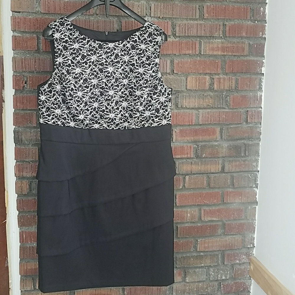 Black Sequins  Cocktail  Dress